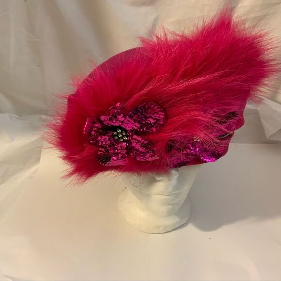 Mr Hi’s Classic  Ladies Pillbox Hat Rhinestone Church Wedding Pink 57.5 cm main image 11